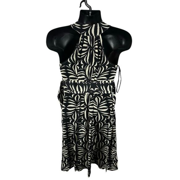 Vintage Tracy Reese New York Silk Dress Mini Size Small Geometric Print - Picture 2 of 12